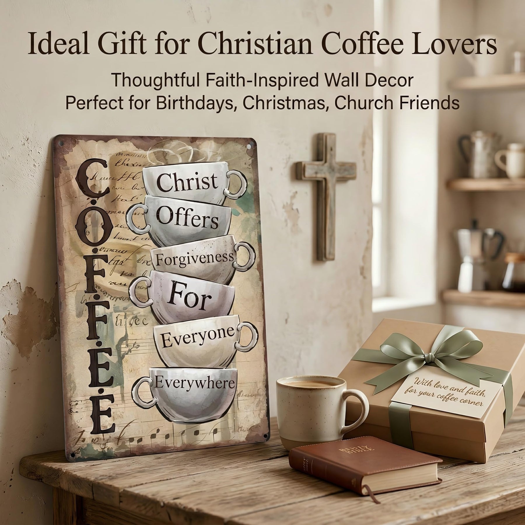 SoulLight – Faith Inspired Metal Wall Plaque