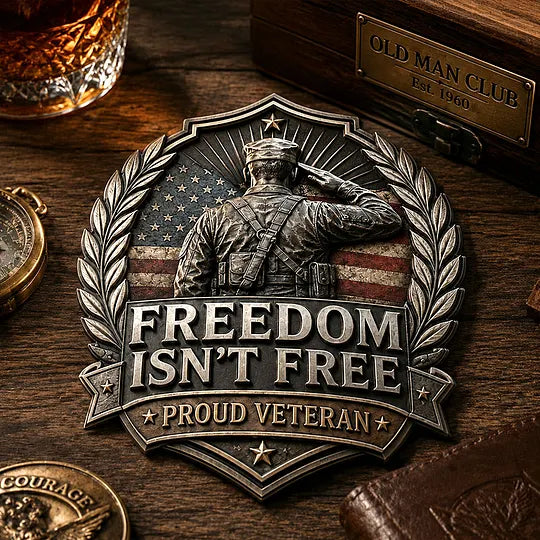 PatriotDrive – “Freedom Isn’t Free” Vehicle Emblem