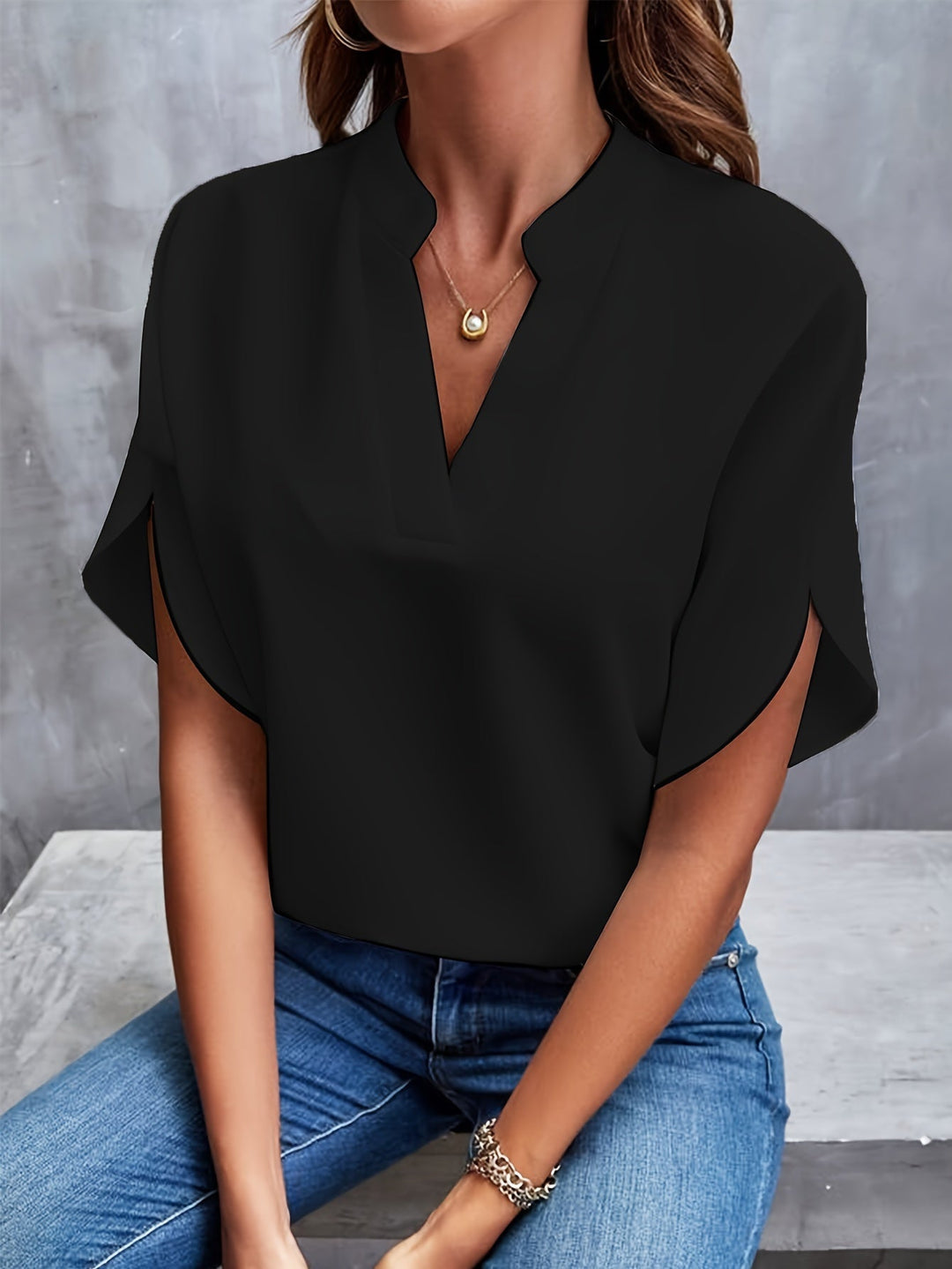 Blouse with wide sleeves Beth | Lupi