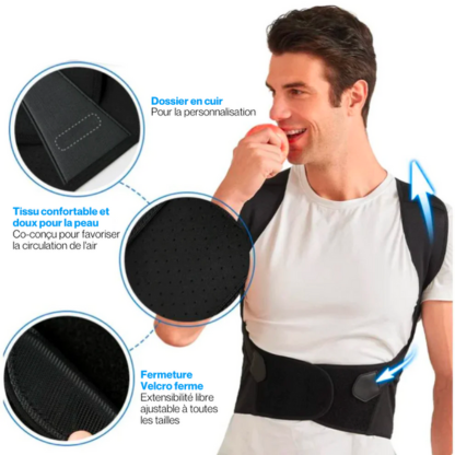 SpineAglin - Corrige la posture et soulage les maux de dos | Lupi