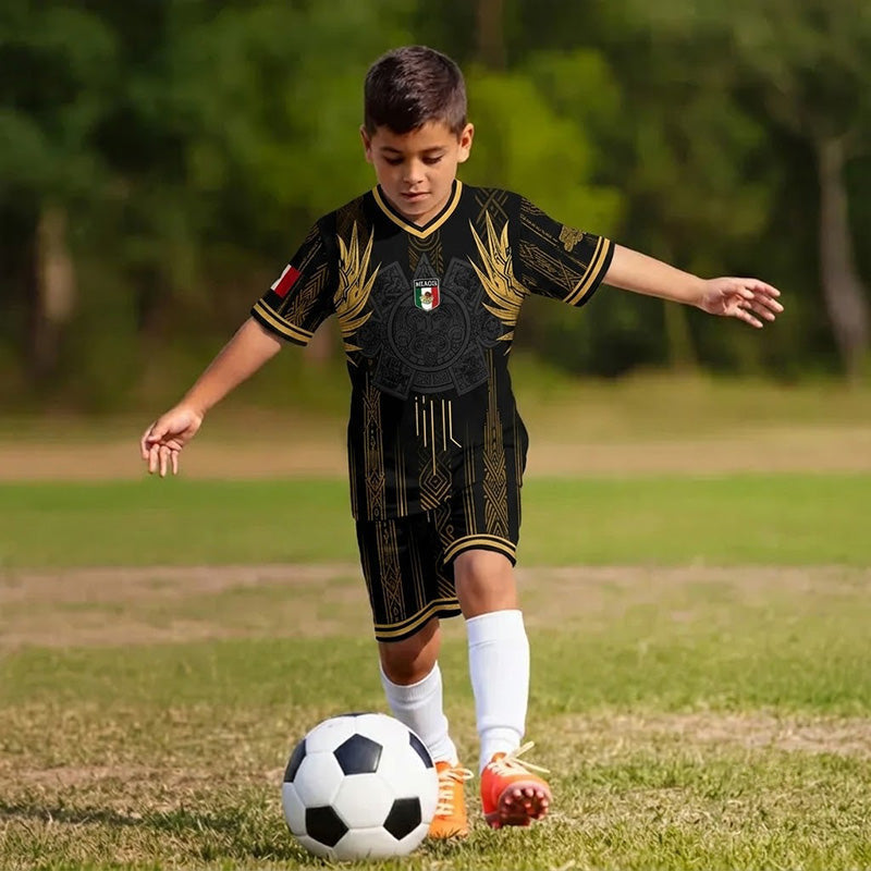 GoldStrike – Mexico Inspired Performance Fan Jersey
