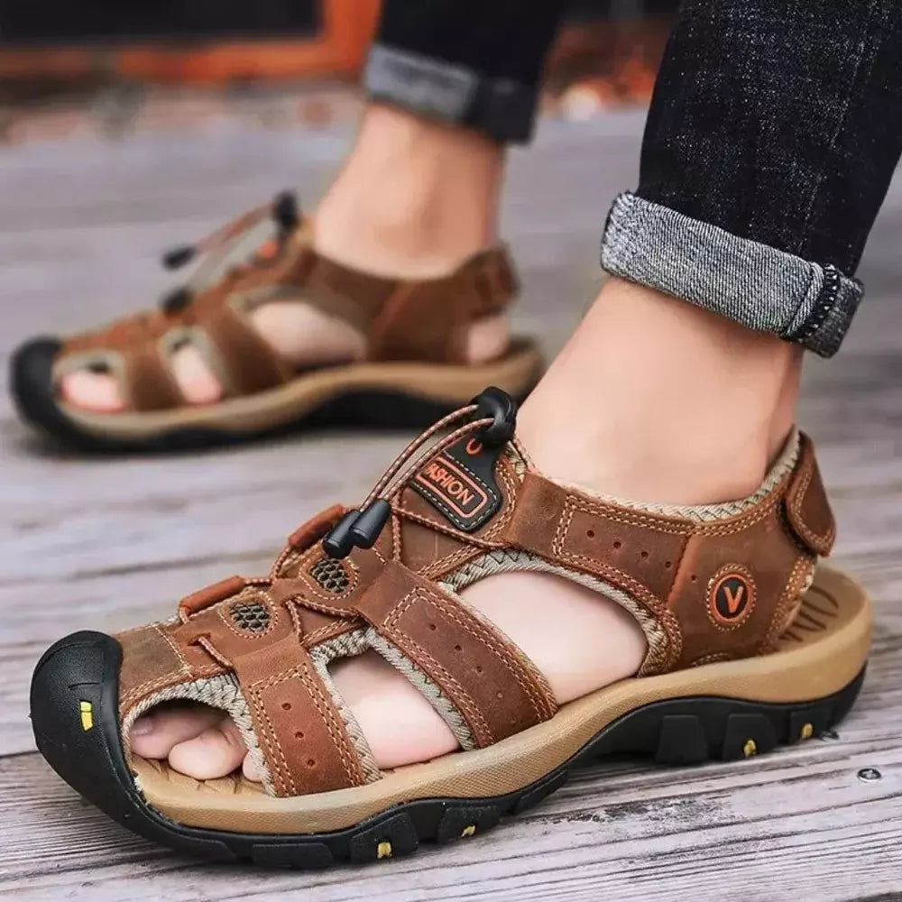 ErgoStride™ • All-Terrain Comfort Sandals for Men