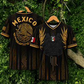 GoldStrike – Mexico Inspired Performance Fan Jersey