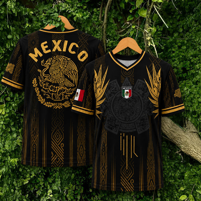 GoldStrike – Mexico Inspired Performance Fan Jersey