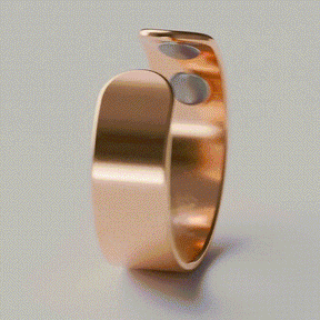 MagnaLuxe – Elegant Stainless Steel Magnetic Ring