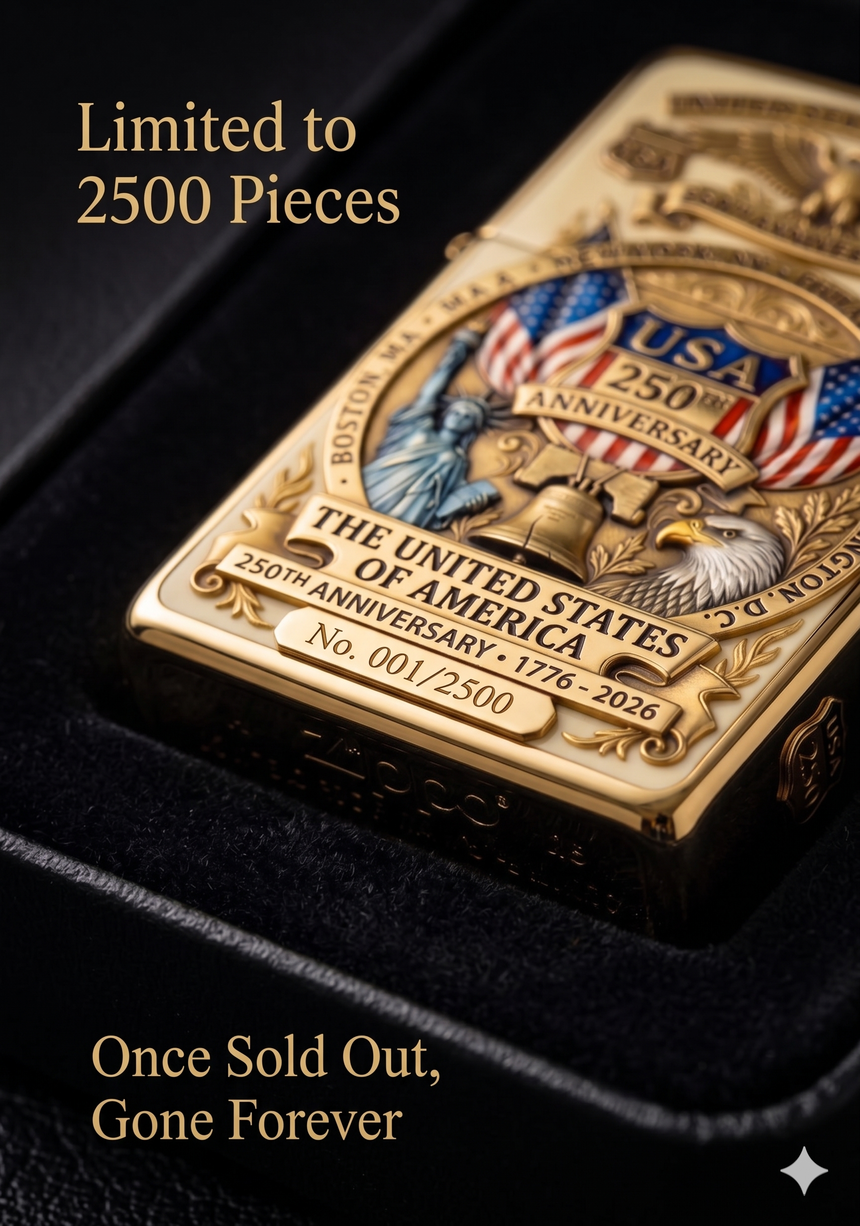 FreedomCore – Limited Edition USA Heritage Zippo