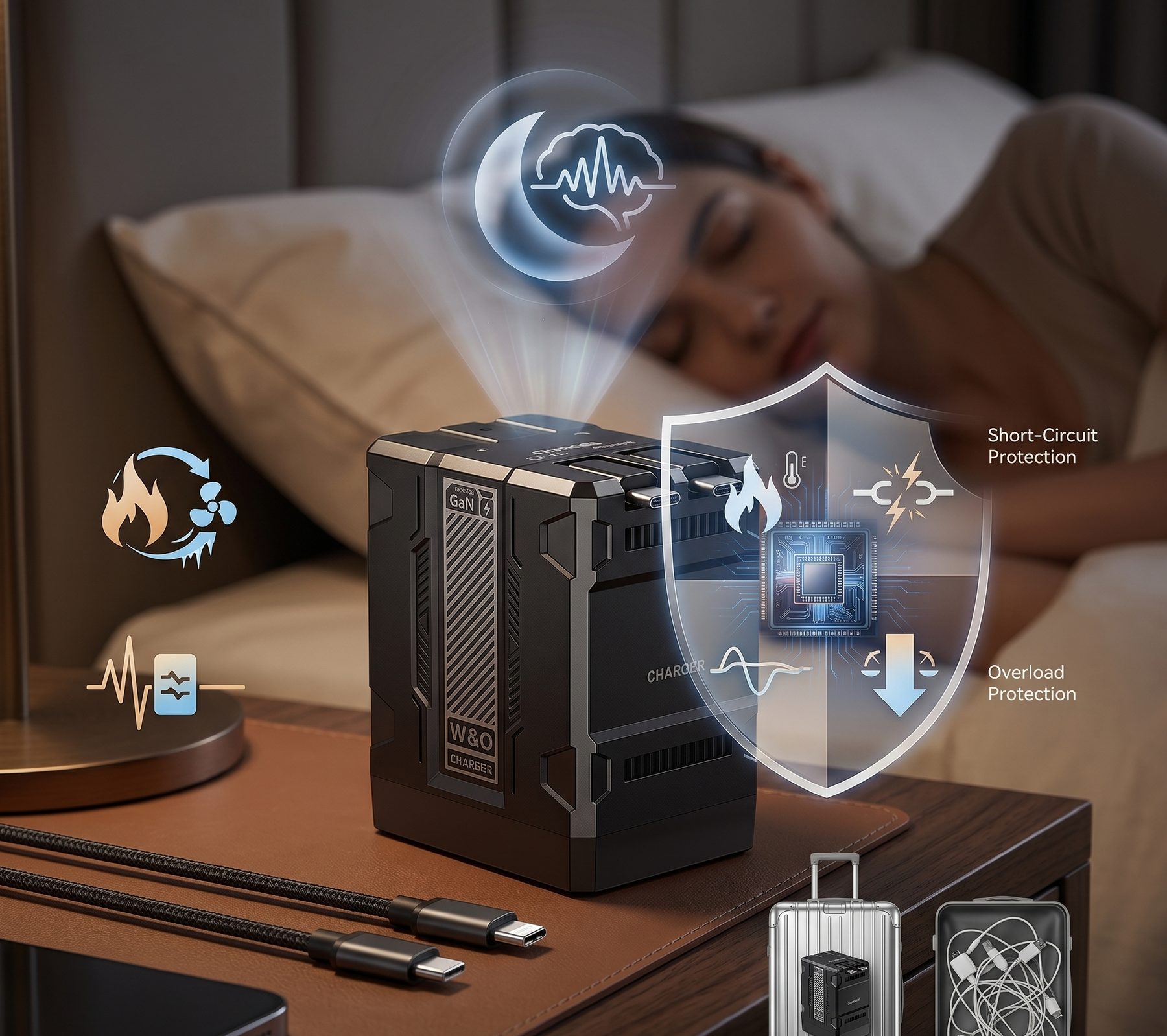 VistaDrive – All-in-One Retractable PD Charging Hub