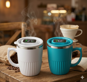 ThermoGlow – LED Temperature Display Mug
