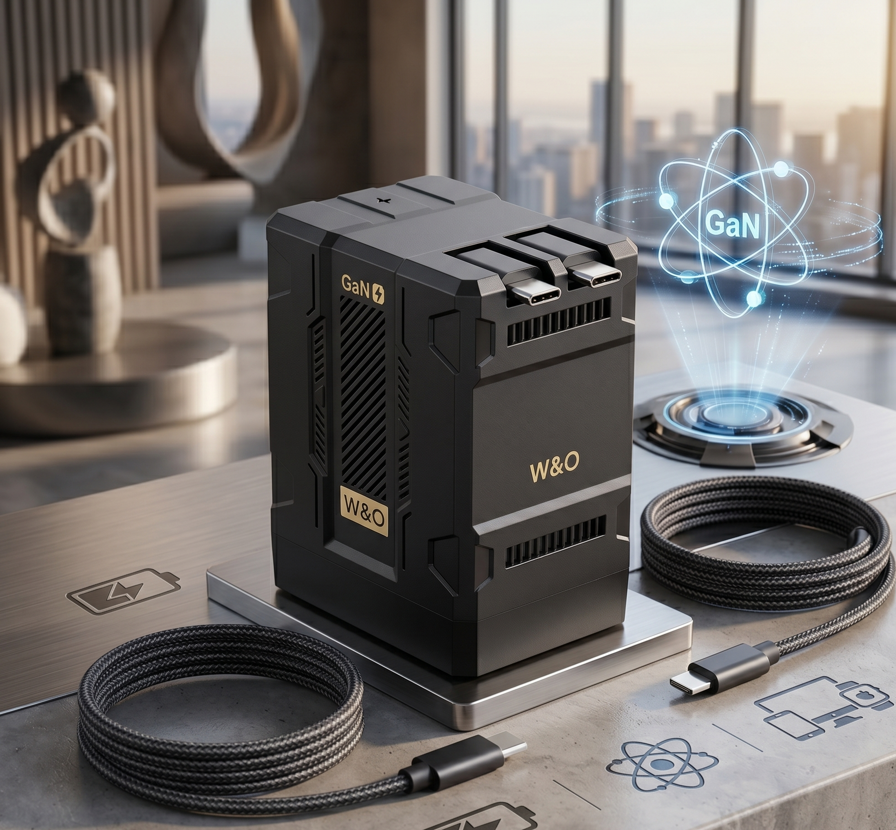 VistaDrive – All-in-One Retractable PD Charging Hub