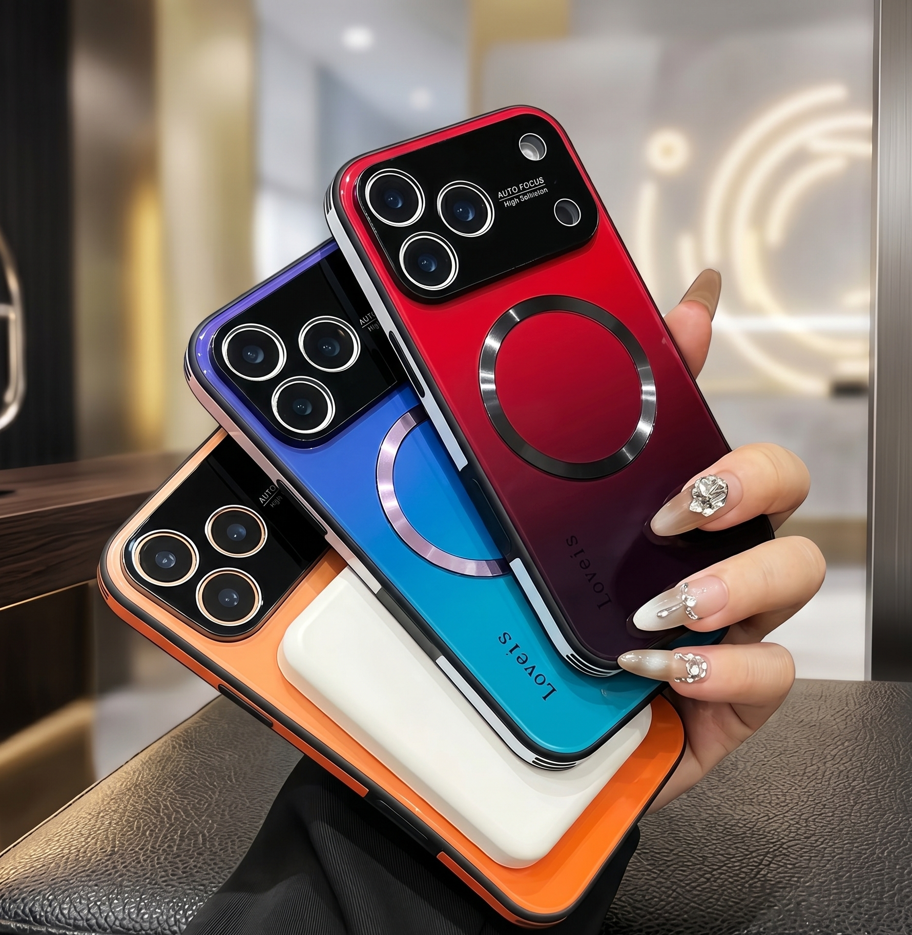 VistaVibe – Aesthetic Gradient Glass Armor Case