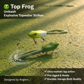 Predator Frog - Topwater Lure Designed for Bass, Pike & Snakehead