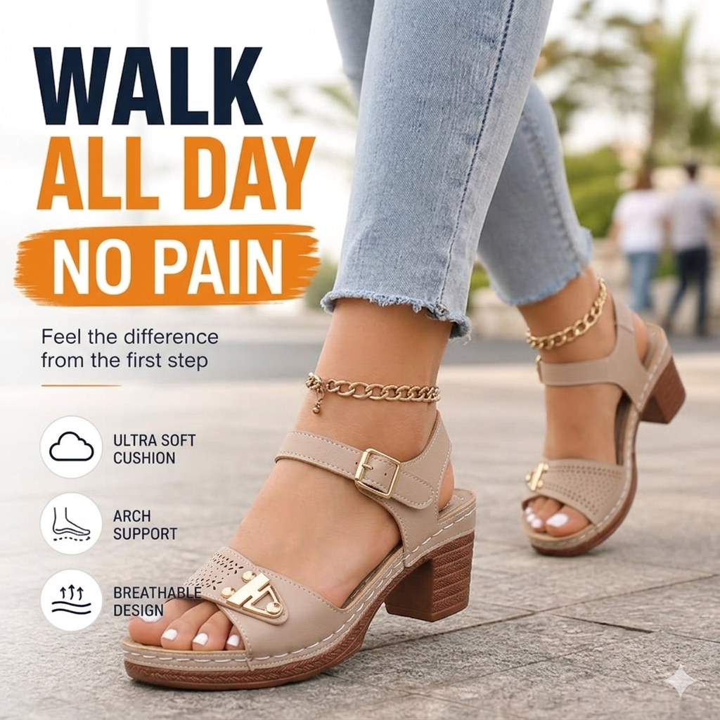 CharmStride – Comfortable Dressy Sandals