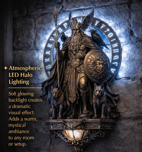 Nordic Legend Light – Odin Guardian Lamp