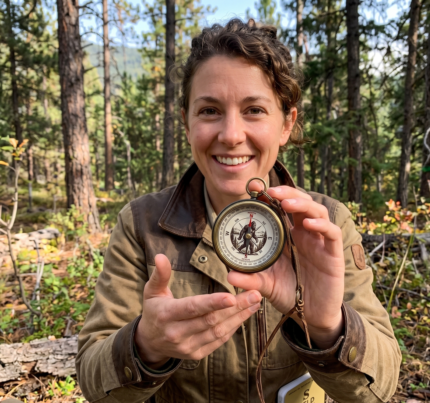 LumeWild – Bigfoot Silhouette Survival Compass