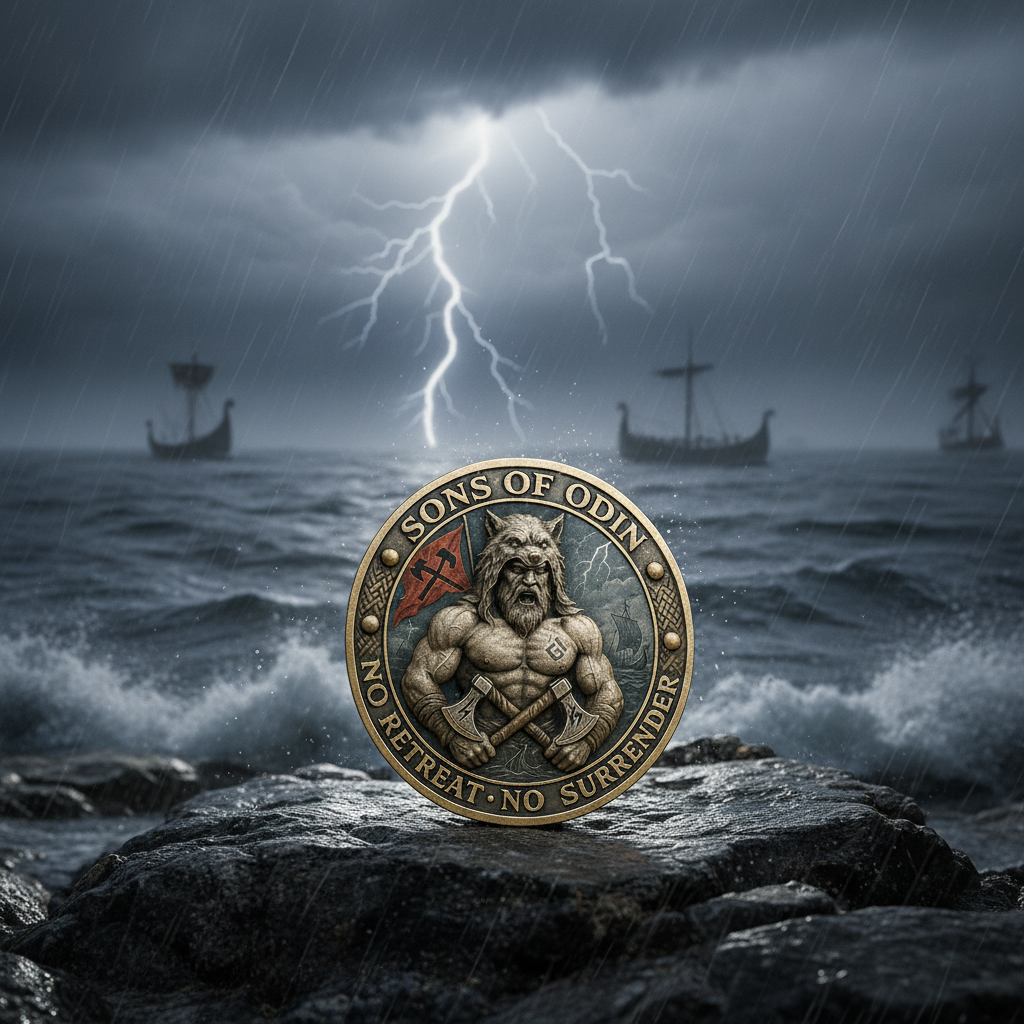 OdinForge – Berserker Spirit Challenge Coin