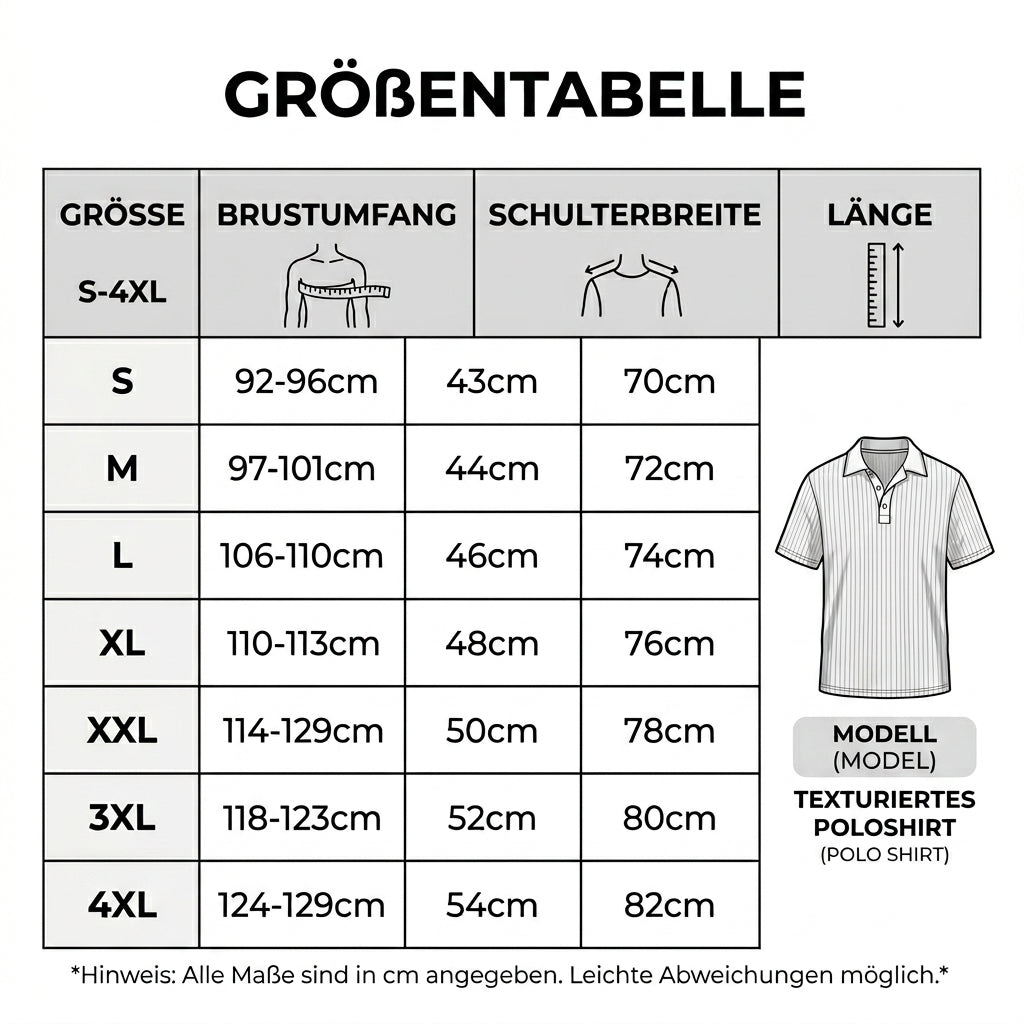 TexturaPolo – Men’s Short-Sleeved Polo Shirt