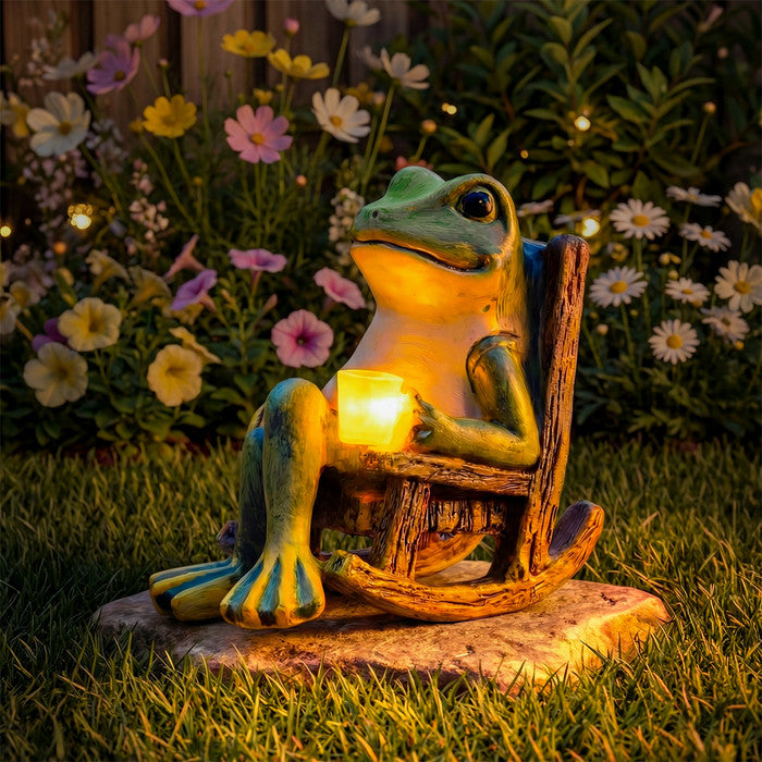FrogGlow – Solar Garden Frog Light