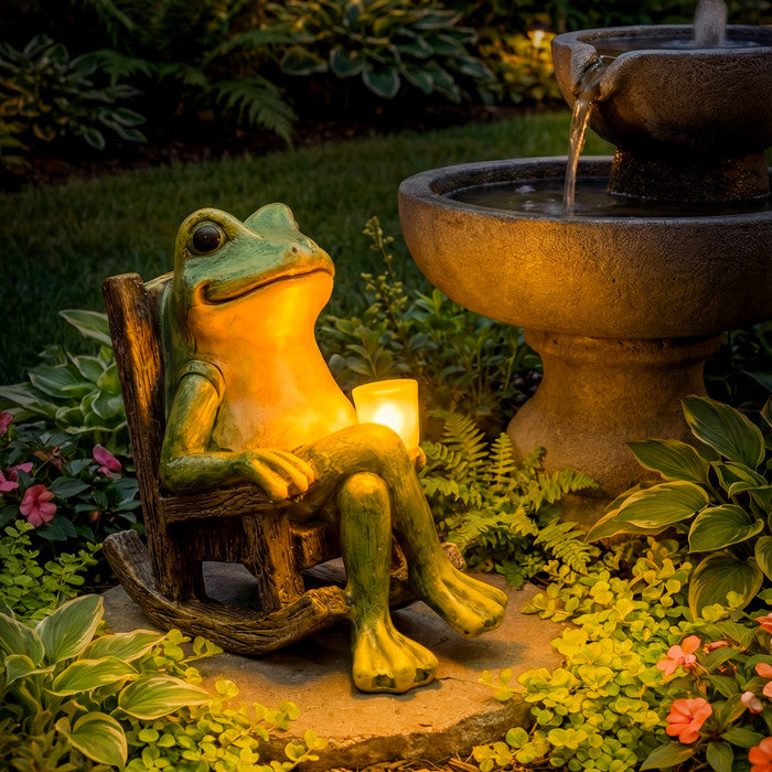 FrogGlow – Solar Garden Frog Light