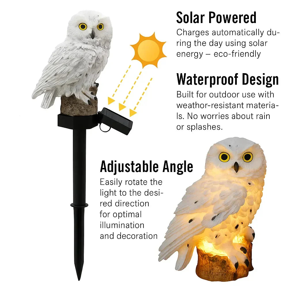 OwlGuard – Solar LED Garden Light