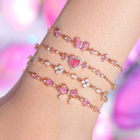 LuxeLoom – Bow Zirconia Bracelet Gift for Her