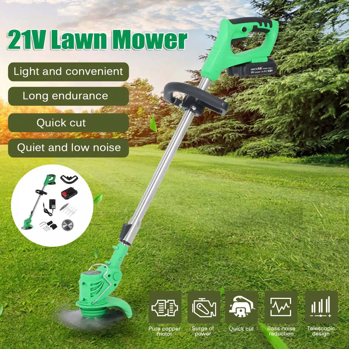 YardBlade - 3-in-1 Cordless Lawn Master