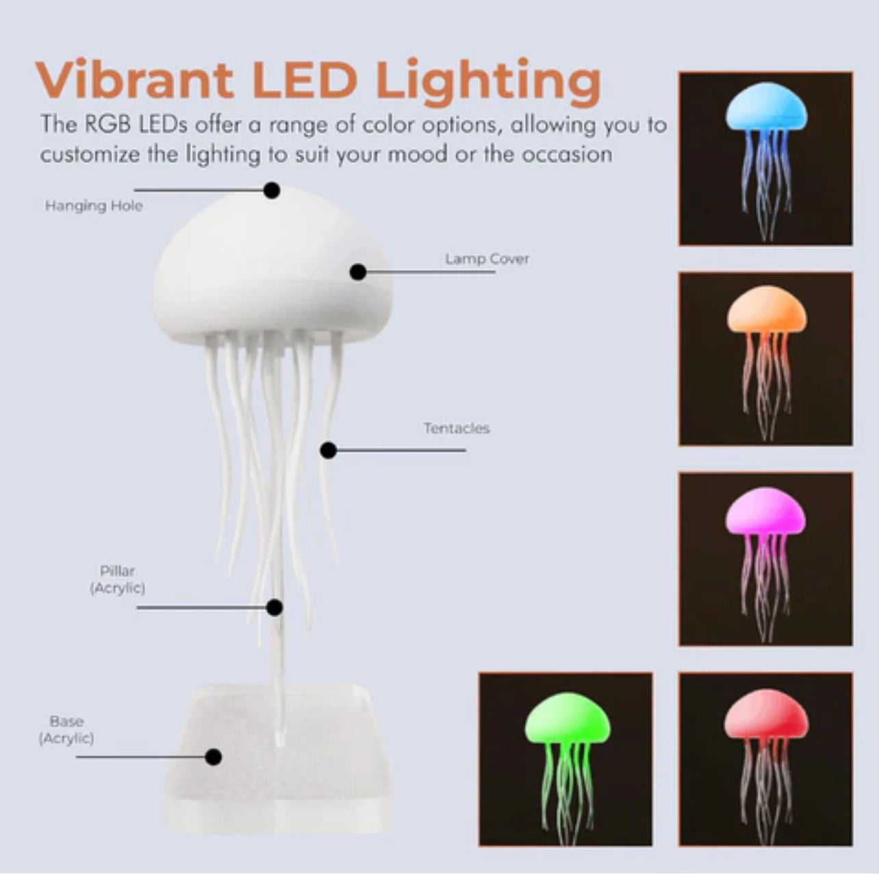 HydraGlow – Interactive Jellyfish Light Display