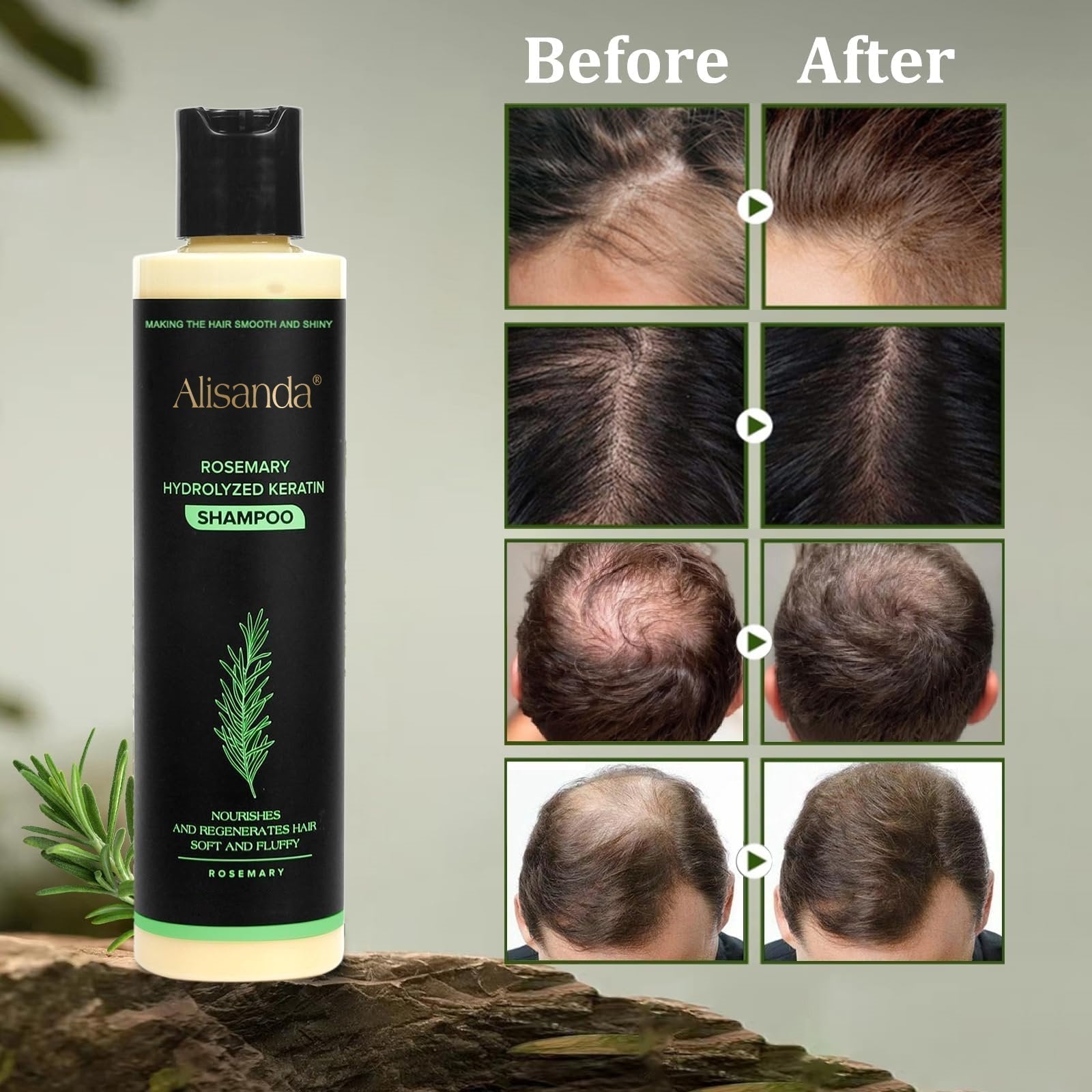 LushRoot – Thickening Rosemary Shampoo