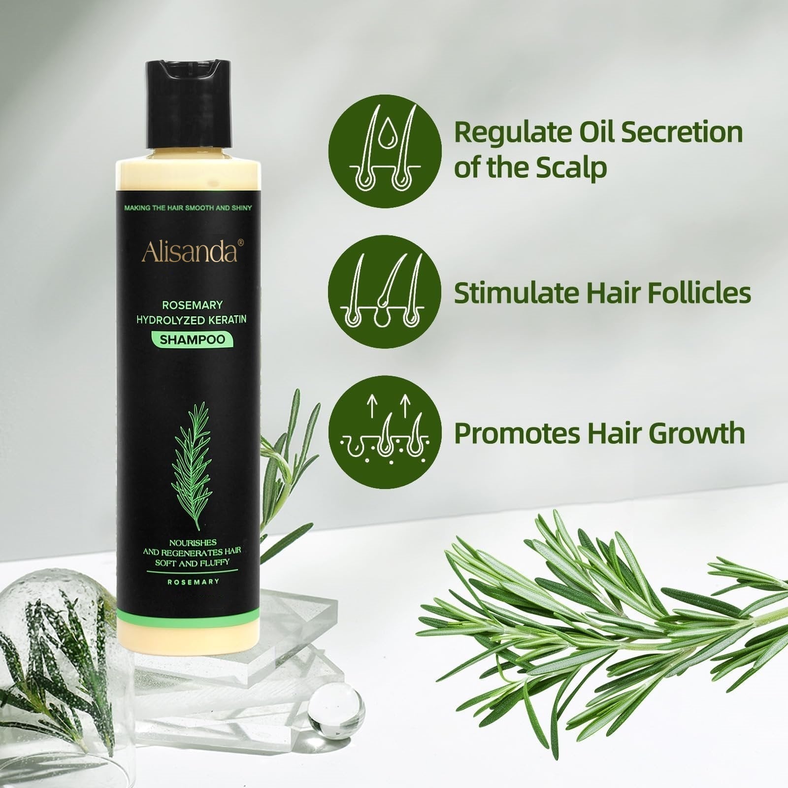 LushRoot – Thickening Rosemary Shampoo