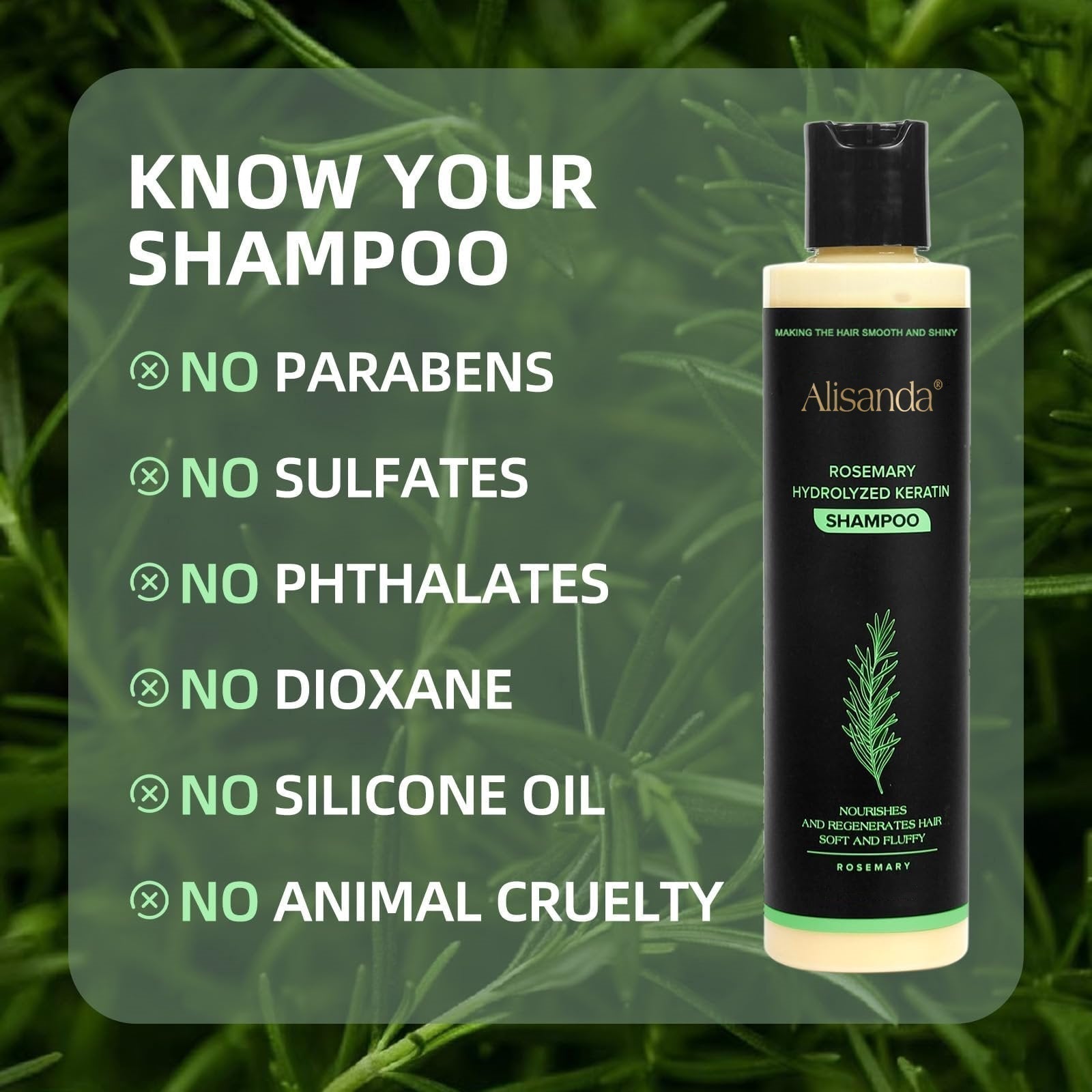 LushRoot – Thickening Rosemary Shampoo