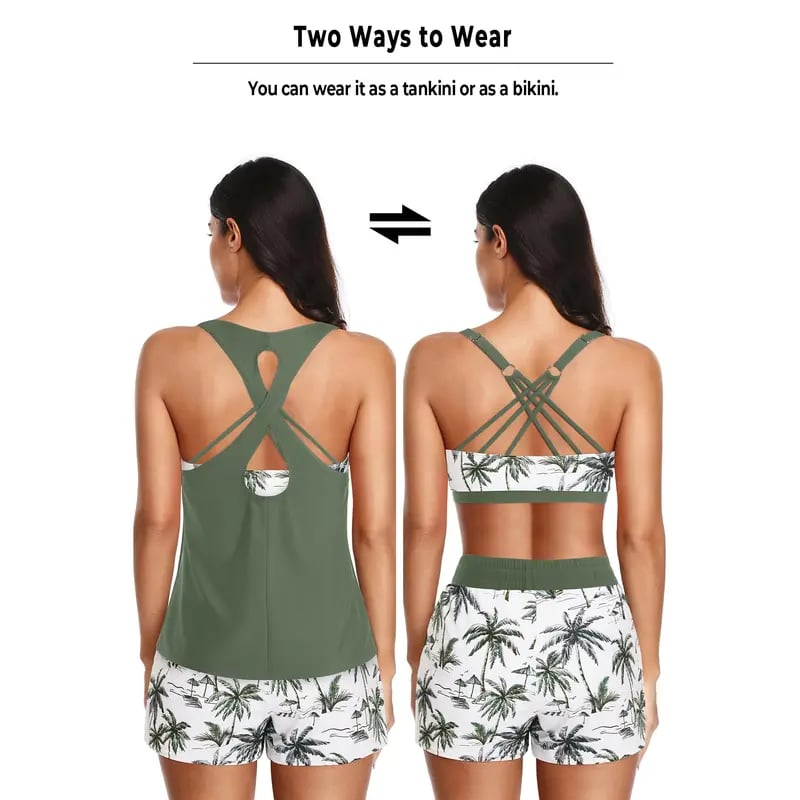 AquaGrace – Comfortable Modest Beach Swim Set