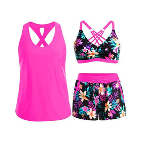 AquaGrace – Comfortable Modest Beach Swim Set