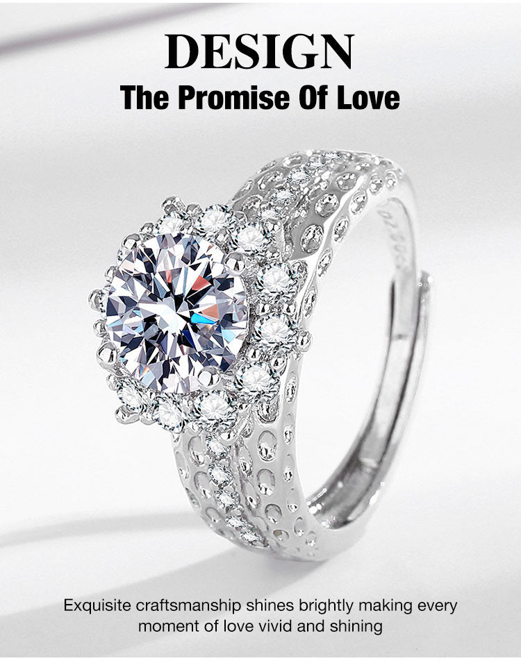 RoyalArrow – Eight Hearts & Arrows Ring