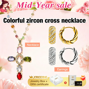 HopeSpectrum – Zircon Cross Pendant