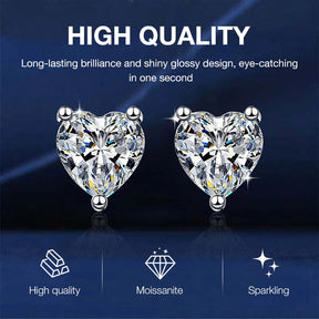 AmoraShine – Sparkling Heart Earrings