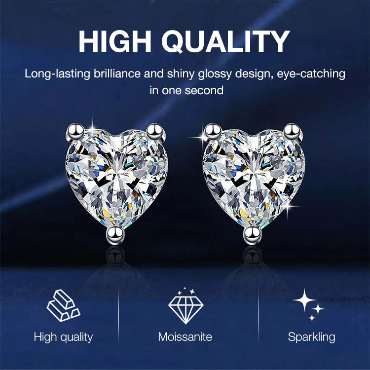 AmoraShine – Sparkling Heart Earrings