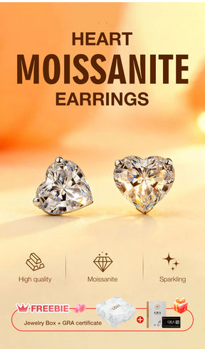 AmoraShine – Sparkling Heart Earrings