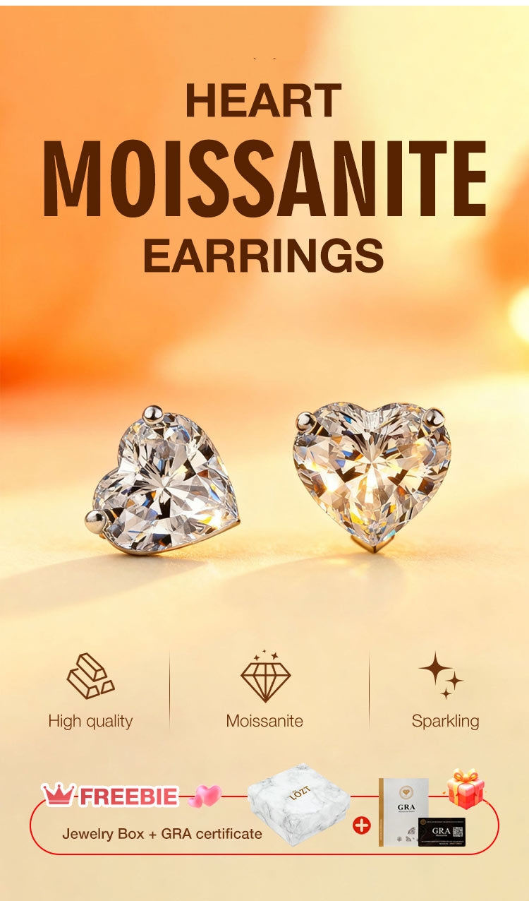 AmoraShine – Sparkling Heart Earrings
