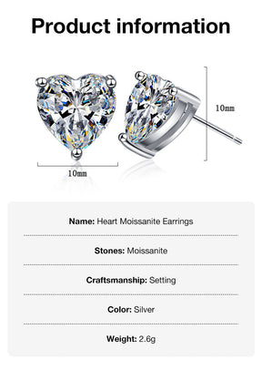 AmoraShine – Sparkling Heart Earrings