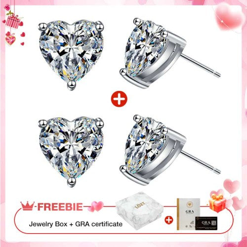 AmoraShine – Sparkling Heart Earrings