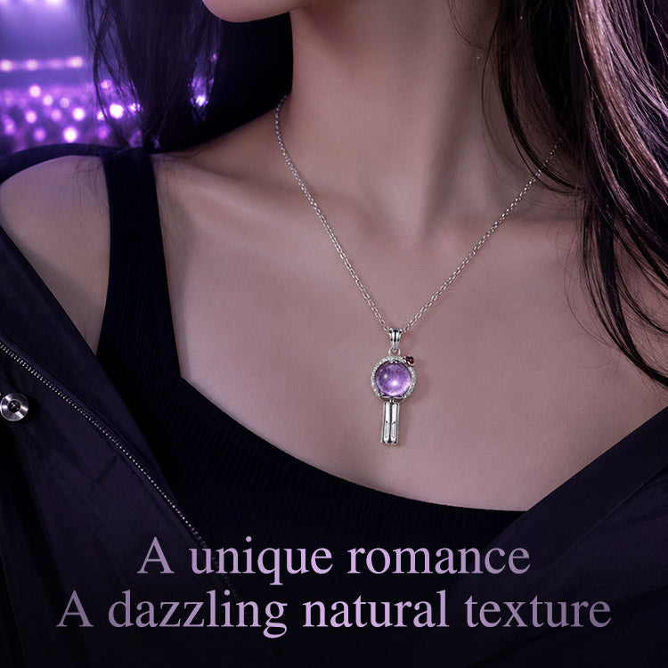 MystiCore - Crystal Scepter Pendant Necklace