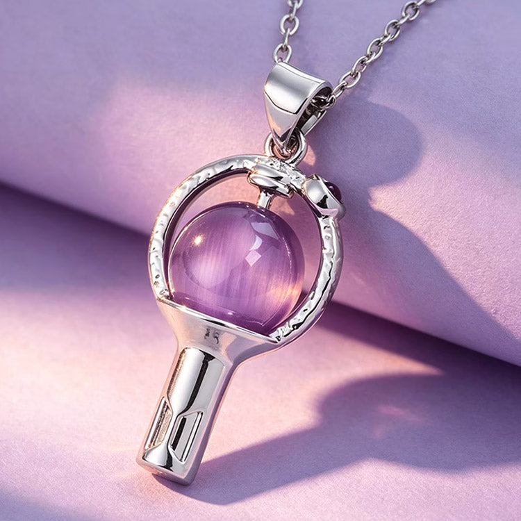 MystiCore - Crystal Scepter Pendant Necklace