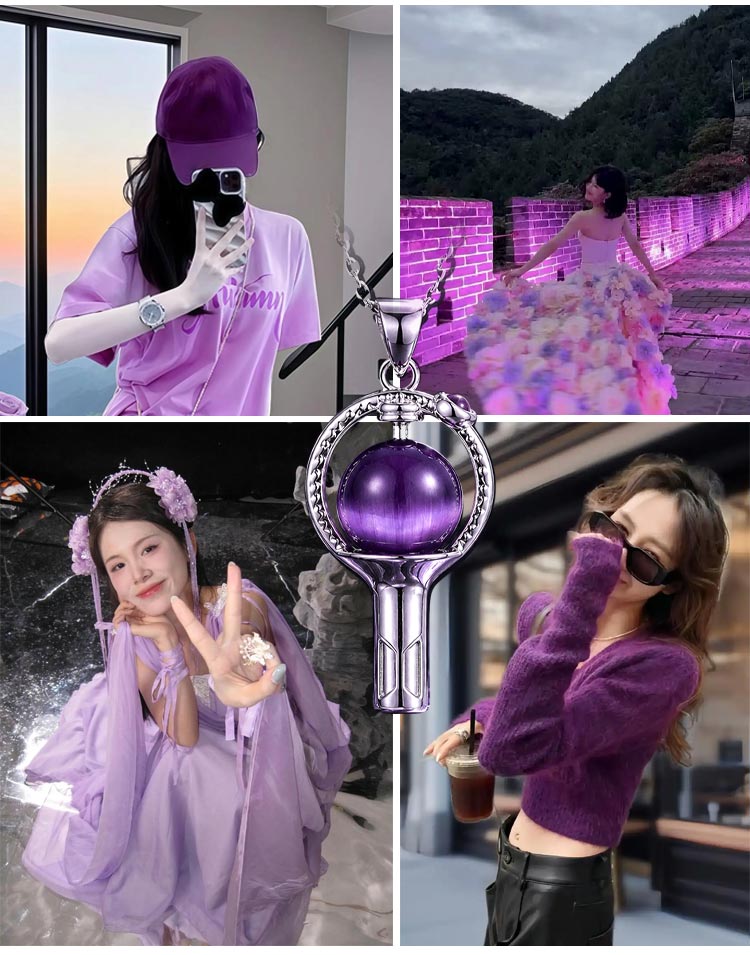MystiCore - Crystal Scepter Pendant Necklace