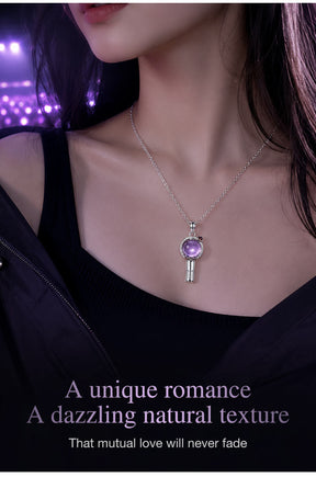 MystiCore - Crystal Scepter Pendant Necklace