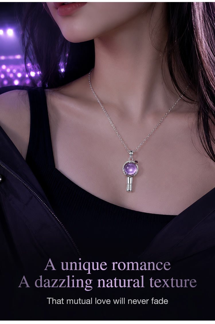 MystiCore - Crystal Scepter Pendant Necklace