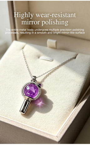 MystiCore - Crystal Scepter Pendant Necklace