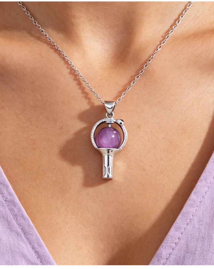 MystiCore - Crystal Scepter Pendant Necklace