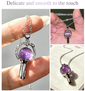 MystiCore - Crystal Scepter Pendant Necklace