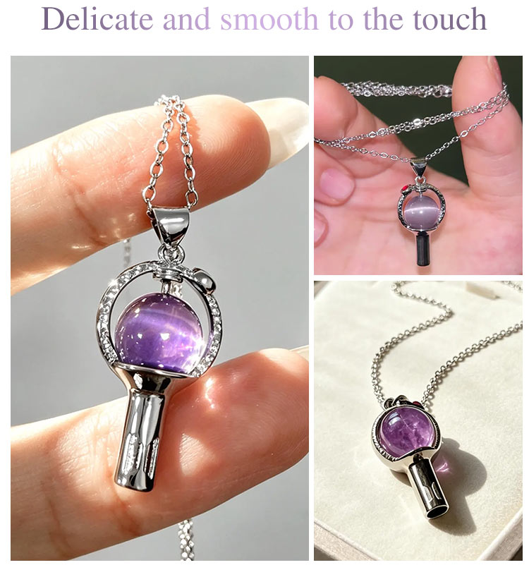 MystiCore - Crystal Scepter Pendant Necklace