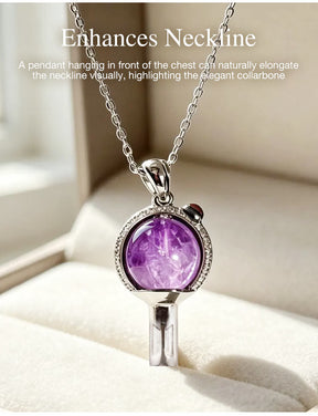 MystiCore - Crystal Scepter Pendant Necklace