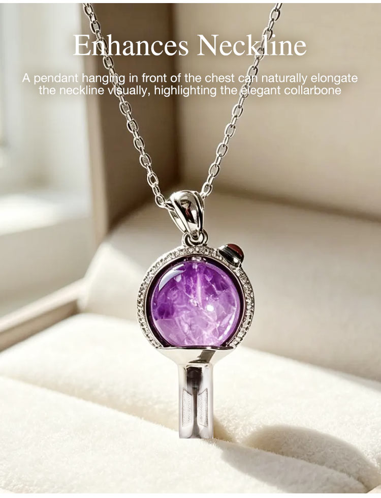 MystiCore - Crystal Scepter Pendant Necklace